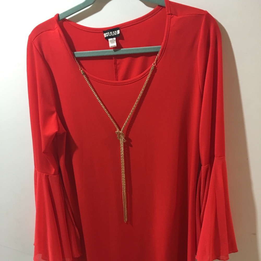 😍 Beautiful ladies knee length red dress 👗